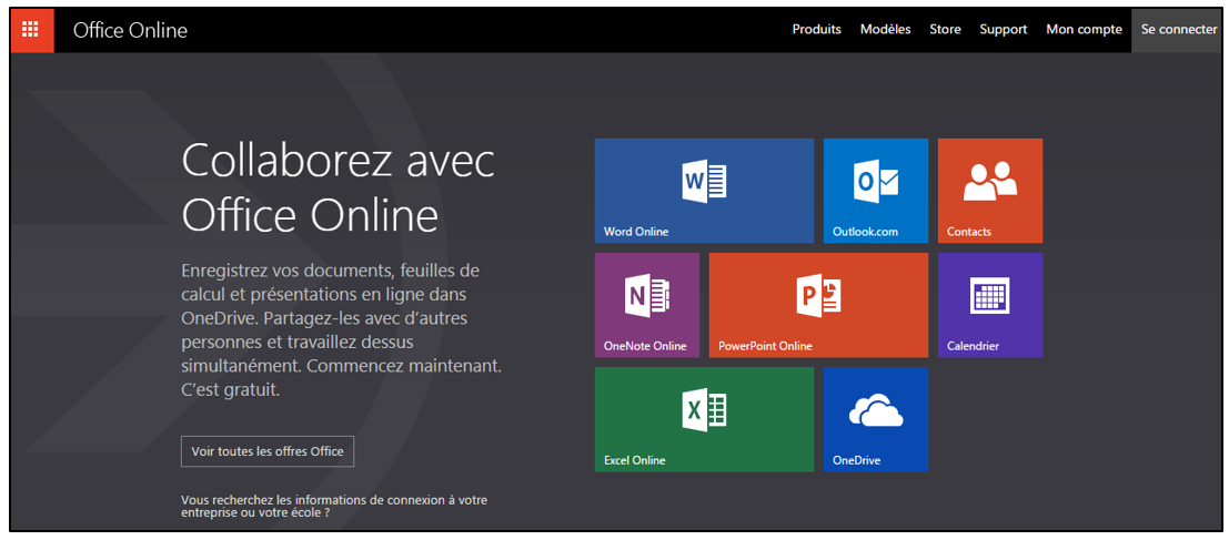 Office Online, la suite bureautique en ligne de Microsoft - Je me forme au numérique