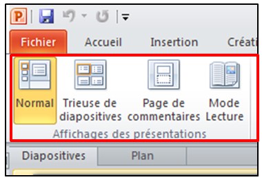 03 - PowerPoint 2010 - les bases d un logiciel de presentation - Modes d affichage