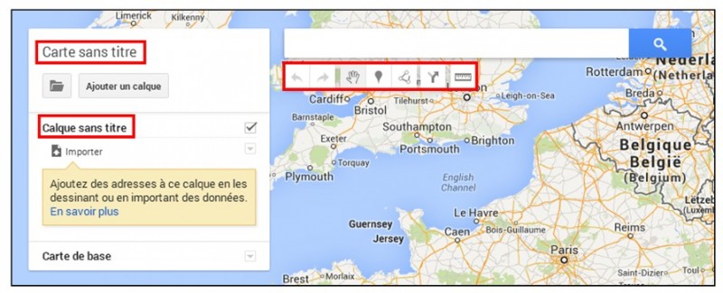 creer une carte personnalisee avec Google Map - outils de creation