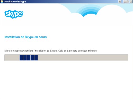 06 - Skype communiquez gratuitement avec vos contacts - installation merci de patienter