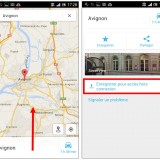 consulter une carte Google Maps hors connexion sur son mobile - enregistrer un lieu