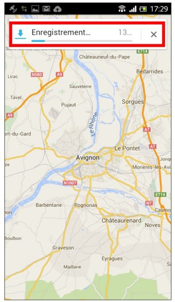 consulter une carte Google Maps hors connexion sur son mobile - enregistrer un lieu