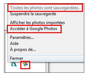 12 - Google Photos stockage gratuit et illimite de photos en ligne - Parametrer le transfert de photos