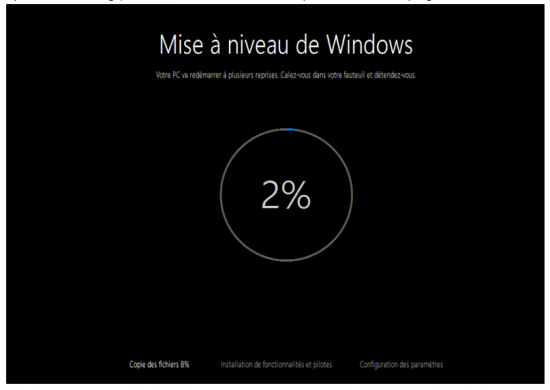 Mise à jour Windows 7 et 8.1 vers Windows 10 - Suivi du processus de mise à niveau