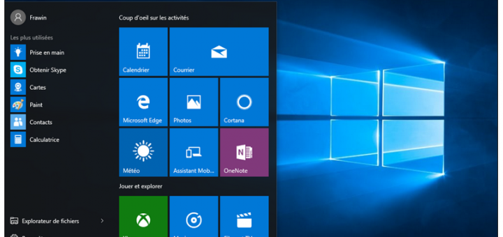 Mise à jour Windows 7 et 8.1 vers Windows 10 - Nouvelle interface Windows 10