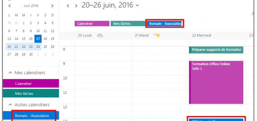 Consulter l'agenda Gmail dans Outlook
