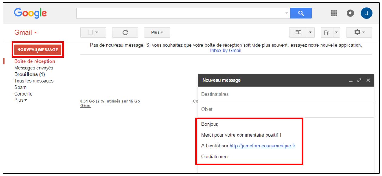 Comment Faire Un Message Automatique Sur Gmail
