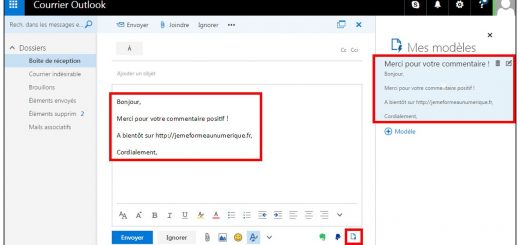Utiliser un modèle