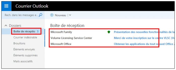 Visualiser les éléments restaurés