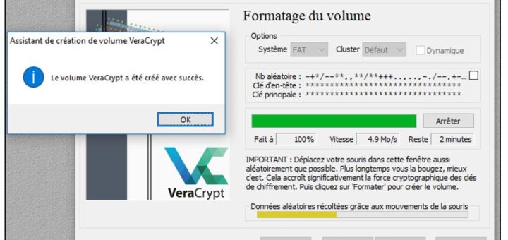 Formater le volume