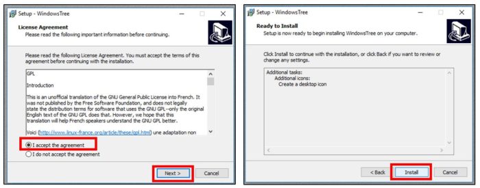 Installer WindowsTree