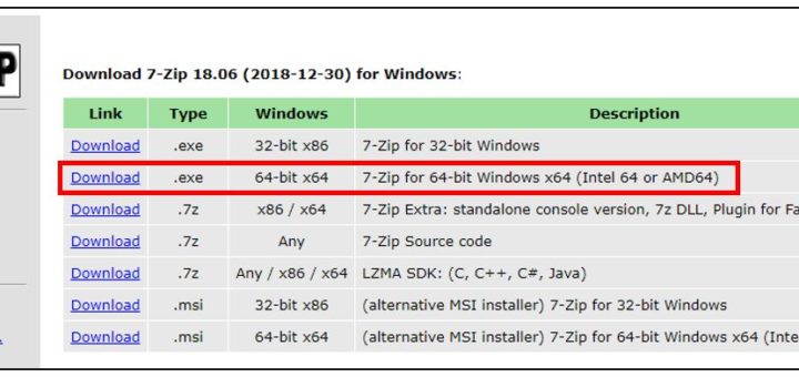 Télécharger 7-Zip