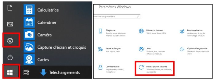 Mise à jour et sécurité