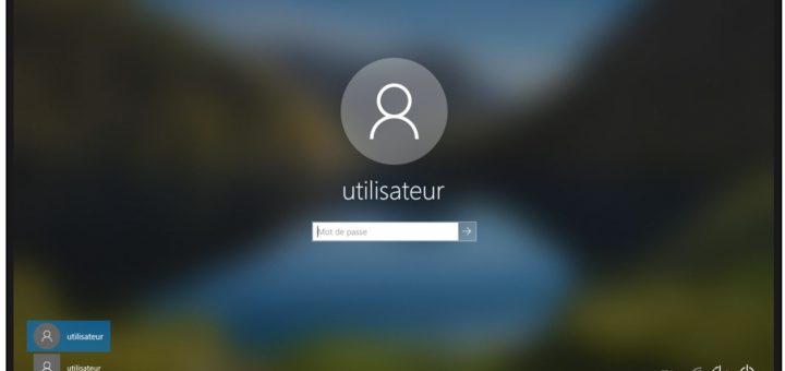 Nouvel environnement sous Windows 10